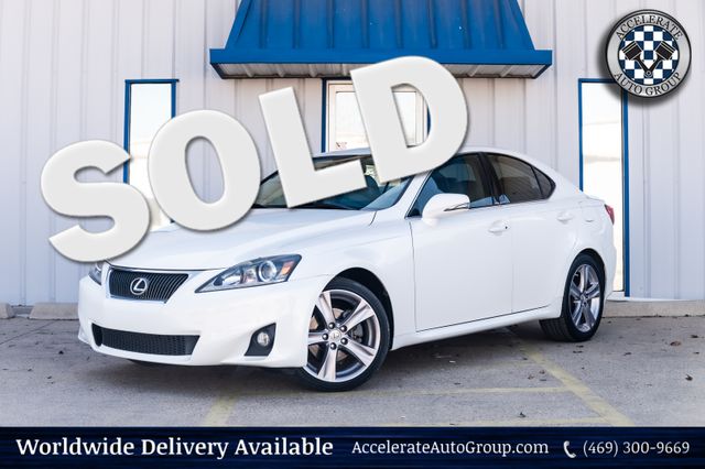 2012 Lexus IS 250 NAV LEATHER SUNROOF LOADED CLEAN CARFAX 2 OWNERS