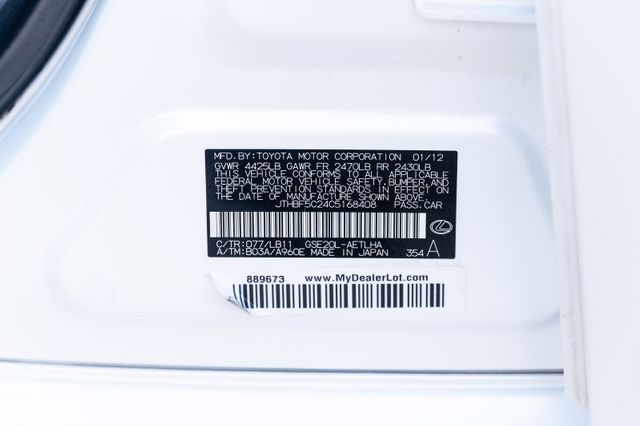 2012 Lexus IS 250 NAV LEATHER SUNROOF LOADED CLEAN CARFAX 2 OWNERS 2012 Lexus IS 250 NAV LEATHER SUNROOF LOADED CLEAN CARFAX 2 OWNERS