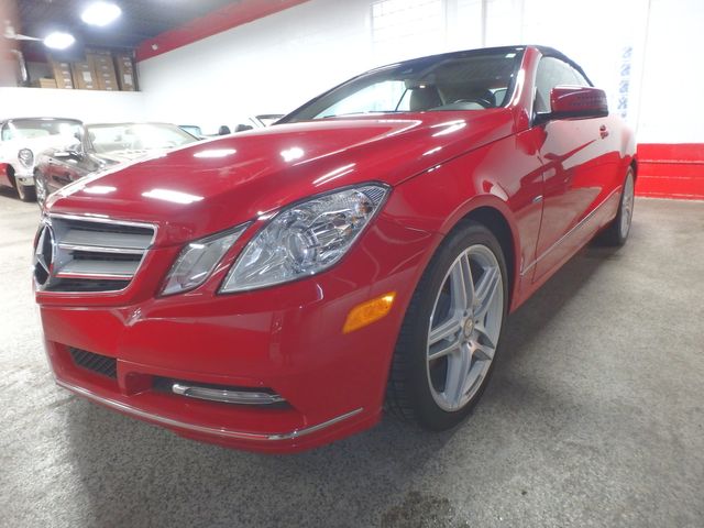 2012 Mercedes E-350, 4-seater convertible Mars Red, Harmon Kardon sound black top, rare E-class soft-top, low miles!~