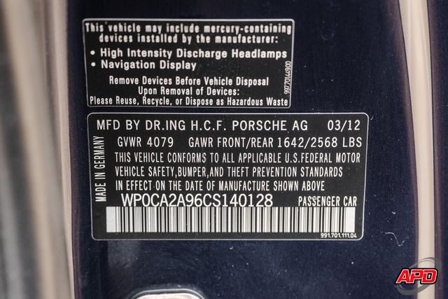 2012 Porsche 911 Carrera