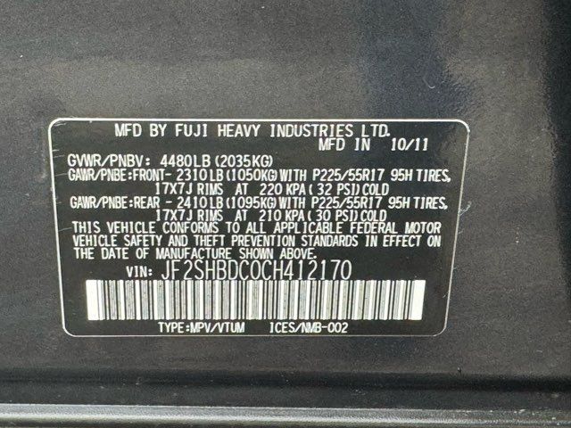 2012 Subaru Forester 2.5X Premium