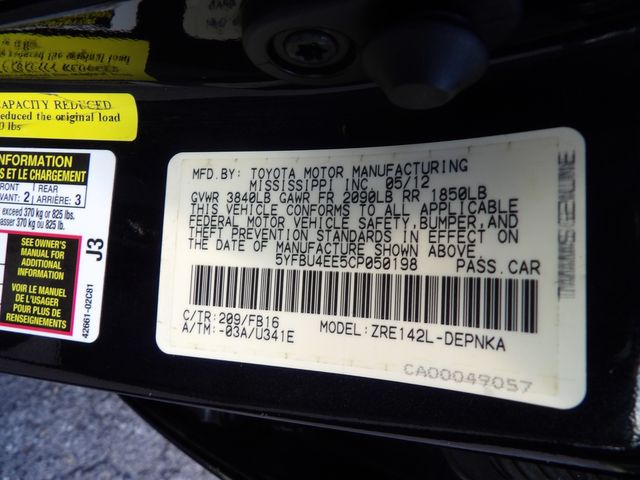 2012 Toyota Corolla LE | Dalton, GA | Paniagua Auto Mall 