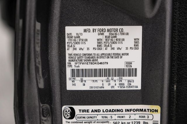 2013 Ford F-150 FX4 402A Pkg FX4 Sport PerfectCarfax Navigation | Dallas, TX | Stevens Motor Company LLC