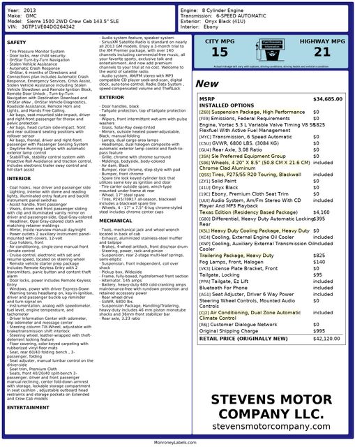 2013 GMC Sierra 1500 SLE 31ServiceRecords TowPkg TexasAddition | Dallas, TX | Stevens Motor Company LLC