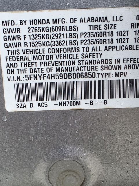 2013 Honda Pilot EX-L | Annapolis, MD | Annapolis Public Auto Auction in Annapolis, MD 21401