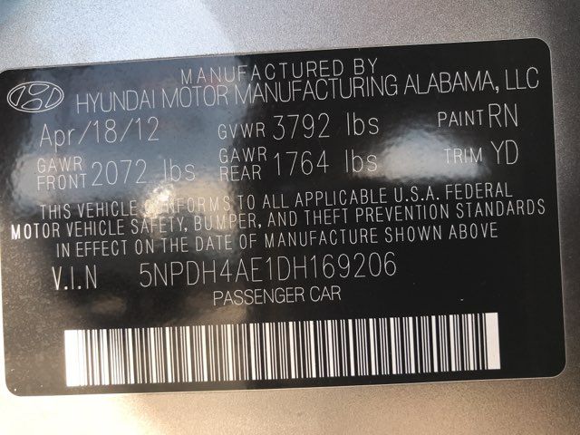 2013 Hyundai Elantra Limited PZEV | Oklahoma City, OK | Norris Auto Sales