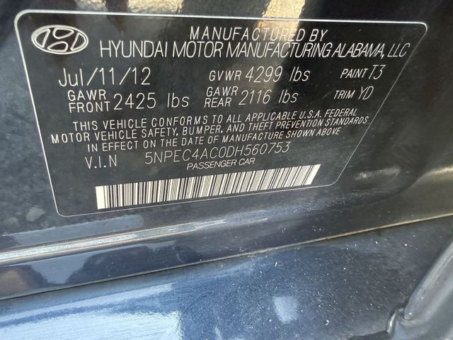2013 Hyundai SONATA SE | Annapolis, MD | Annapolis Public Auto Auction 2013 Hyundai SONATA SE | Annapolis, MD | Annapolis Public Auto Auction