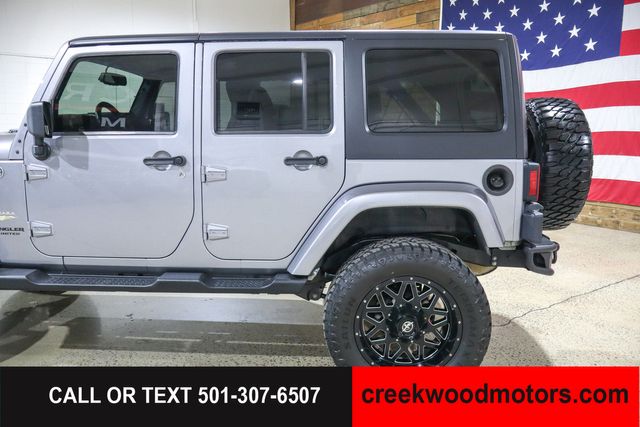 2013 Jeep Wrangler Unlimited LIFTED Sahara 4x4 V6 Hard Top Winch 20s Financing