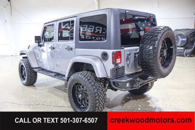 2013 Jeep Wrangler Unlimited LIFTED Sahara 4x4 V6 Hard Top Winch 20s Financing