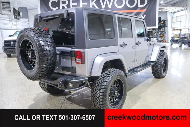 2013 Jeep Wrangler Unlimited LIFTED Sahara 4x4 V6 Hard Top Winch 20s Financing
