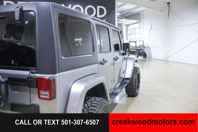 2013 Jeep Wrangler Unlimited LIFTED Sahara 4x4 V6 Hard Top Winch 20s Financing