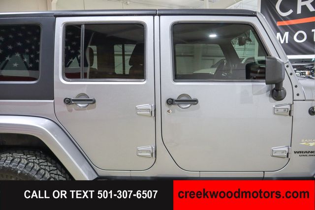 2013 Jeep Wrangler Unlimited LIFTED Sahara 4x4 V6 Hard Top Winch 20s Financing