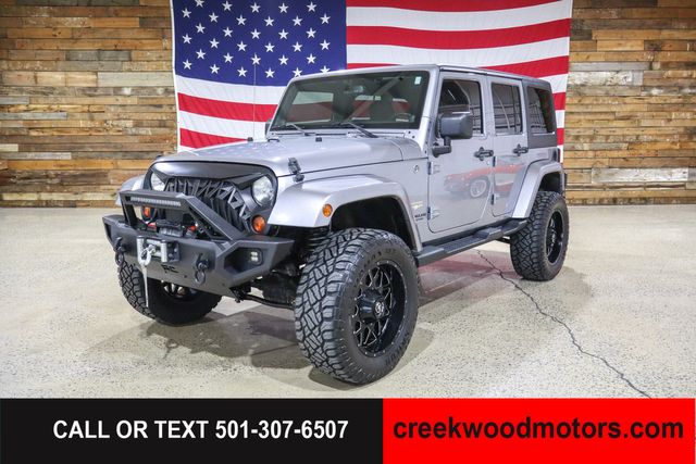 2013 Jeep Wrangler Unlimited LIFTED Sahara 4x4 V6 Hard Top Winch 20s Financing in Searcy, AR 72143