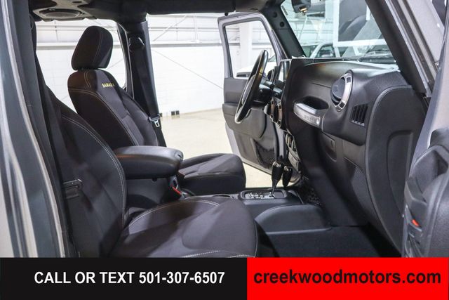 2013 Jeep Wrangler Unlimited LIFTED Sahara 4x4 V6 Hard Top Winch 20s Financing