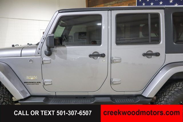 2013 Jeep Wrangler Unlimited LIFTED Sahara 4x4 V6 Hard Top Winch 20s Financing