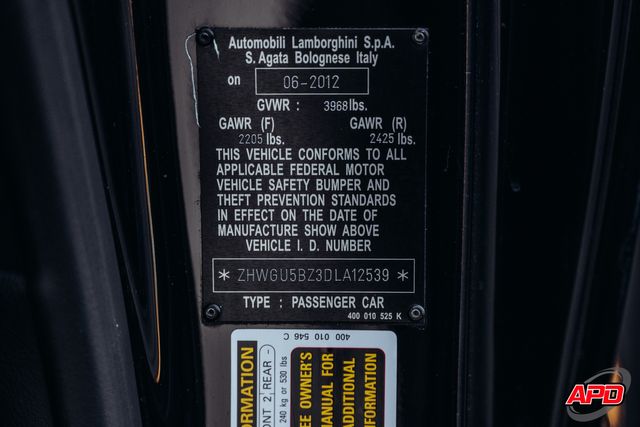 2013 Lamborghini Gallardo LP 550-2 2013 Lamborghini Gallardo LP 550-2