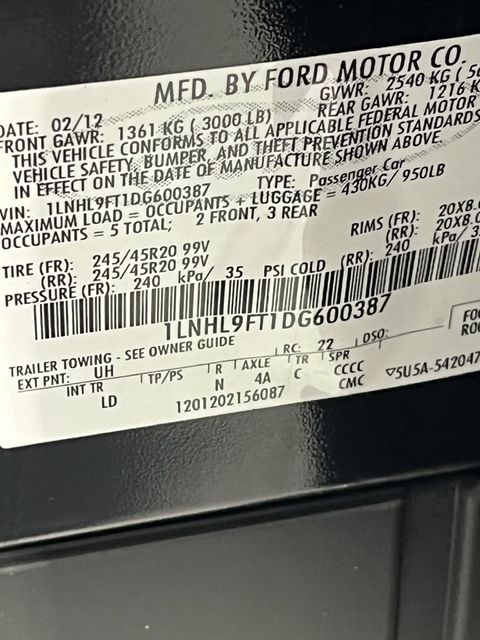 2013 Lincoln MKS EcoBoost | Annapolis, MD | Annapolis Public Auto Auction 2013 Lincoln MKS EcoBoost | Annapolis, MD | Annapolis Public Auto Auction