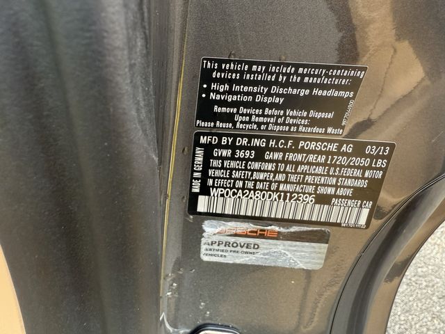 2013 Porsche Boxster Base