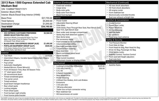 2013 Ram 1500 Express