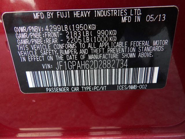 2013 Subaru Impreza 2.0i Limited | Dalton, GA | Paniagua Auto Mall 