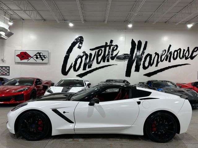 2014 Chevrolet Corvette Coupe 3LT, J6F,NPP, Glass Top, Tuxedo Wrap, 56k | Dallas, Texas | Corvette Warehouse 