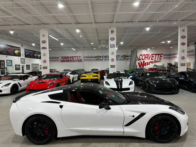 2014 Chevrolet Corvette Coupe 3LT, J6F,NPP, Glass Top, Tuxedo Wrap, 56k | Dallas, Texas | Corvette Warehouse 
