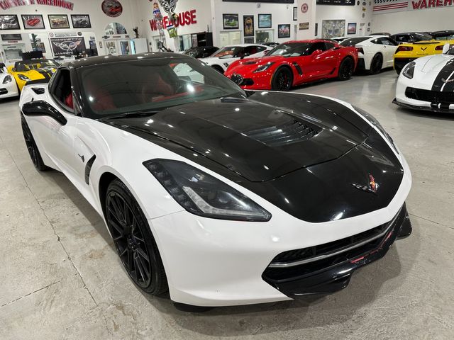 2014 Chevrolet Corvette Coupe 3LT, J6F,NPP, Glass Top, Tuxedo Wrap, 56k | Dallas, Texas | Corvette Warehouse 