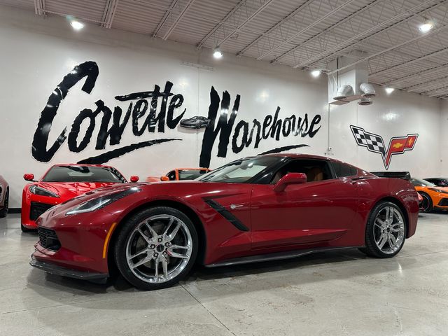2014 Chevrolet Corvette Coupe 3LT Z51 7-SPD NPP FAY, CF PKG, CHROMES 42k | Dallas, Texas | Corvette Warehouse 