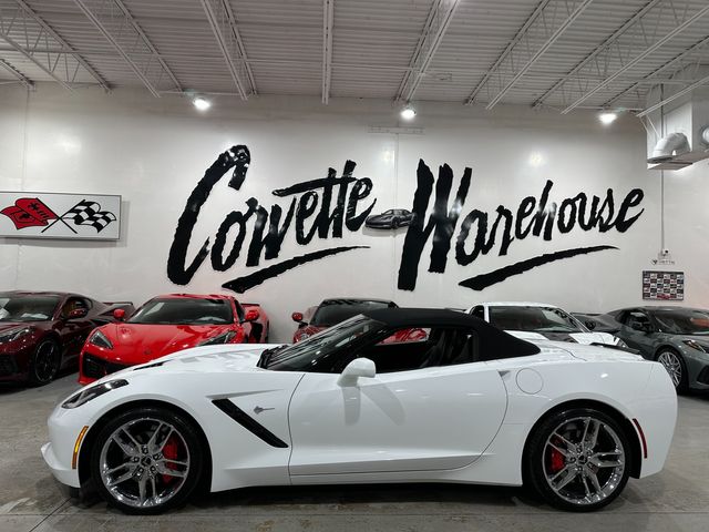 2014 Chevrolet Corvette CONV 3LT, Z51 SPLR, J6F, NPP IWE SUEDE CHROMES 28k | Dallas, Texas | Corvette Warehouse 