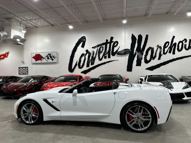 2014 Chevrolet Corvette CONV 3LT, Z51 SPLR, J6F, NPP IWE SUEDE CHROMES 28k | Dallas, Texas | Corvette Warehouse 