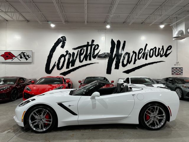 2014 Chevrolet Corvette CONV 3LT, Z51 SPLR, J6F, NPP IWE SUEDE CHROMES 28k | Dallas, Texas | Corvette Warehouse 2014 Chevrolet Corvette CONV 3LT, Z51 SPLR, J6F, NPP IWE SUEDE CHROMES 28k | Dallas, Texas | Corvette Warehouse