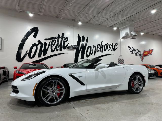 2014 Chevrolet Corvette CONV 3LT, Z51 SPLR, J6F, NPP IWE SUEDE CHROMES 28k | Dallas, Texas | Corvette Warehouse  in Dallas, Texas 75229