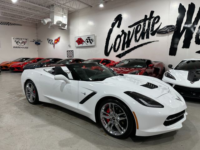 2014 Chevrolet Corvette CONV 3LT, Z51 SPLR, J6F, NPP IWE SUEDE CHROMES 28k | Dallas, Texas | Corvette Warehouse 
