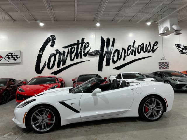 2014 Chevrolet Corvette CONV 3LT, Z51 SPLR, J6F, NPP IWE SUEDE CHROMES 28k | Dallas, Texas | Corvette Warehouse 