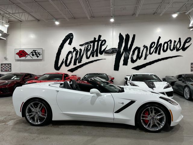 2014 Chevrolet Corvette CONV 3LT, Z51 SPLR, J6F, NPP IWE SUEDE CHROMES 28k | Dallas, Texas | Corvette Warehouse 