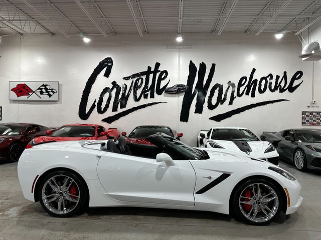 2014 Chevrolet Corvette CONV 3LT, Z51 SPLR, J6F, NPP IWE SUEDE CHROMES 28k | Dallas, Texas | Corvette Warehouse 2014 Chevrolet Corvette CONV 3LT, Z51 SPLR, J6F, NPP IWE SUEDE CHROMES 28k | Dallas, Texas | Corvette Warehouse