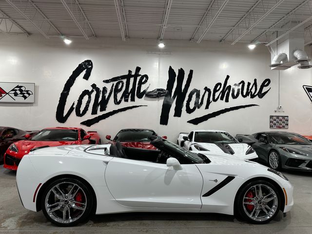 2014 Chevrolet Corvette CONV 3LT, Z51 SPLR, J6F, NPP IWE SUEDE CHROMES 28k | Dallas, Texas | Corvette Warehouse 