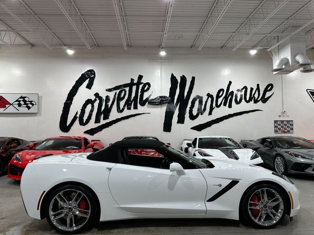 2014 Chevrolet Corvette CONV 3LT, Z51 SPLR, J6F, NPP IWE SUEDE CHROMES 28k | Dallas, Texas | Corvette Warehouse 