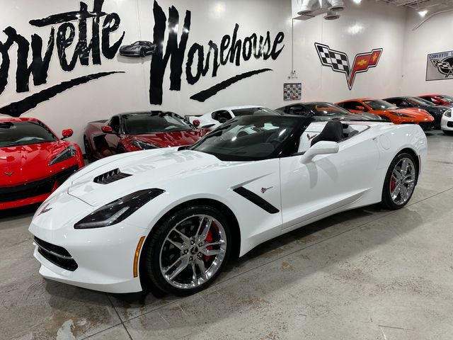 2014 Chevrolet Corvette CONV 3LT, Z51 SPLR, J6F, NPP IWE SUEDE CHROMES 28k | Dallas, Texas | Corvette Warehouse 