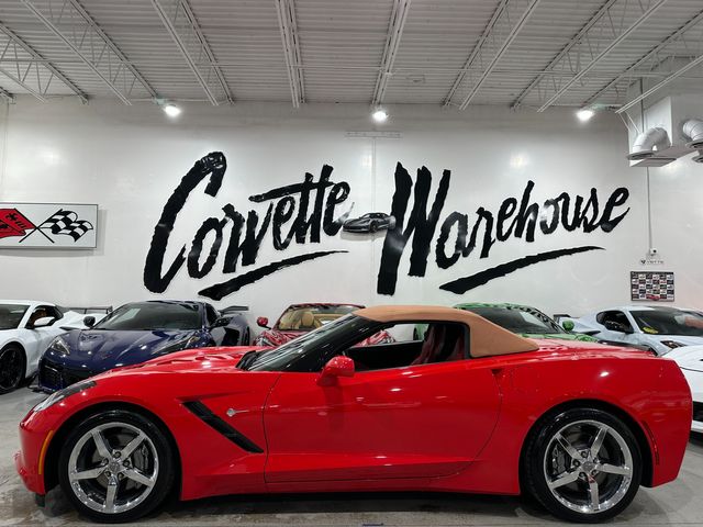 2014 Chevrolet Corvette CONV 3LT, Auto, Chromes, Kalahari, Override, 30k | Dallas, Texas | Corvette Warehouse 