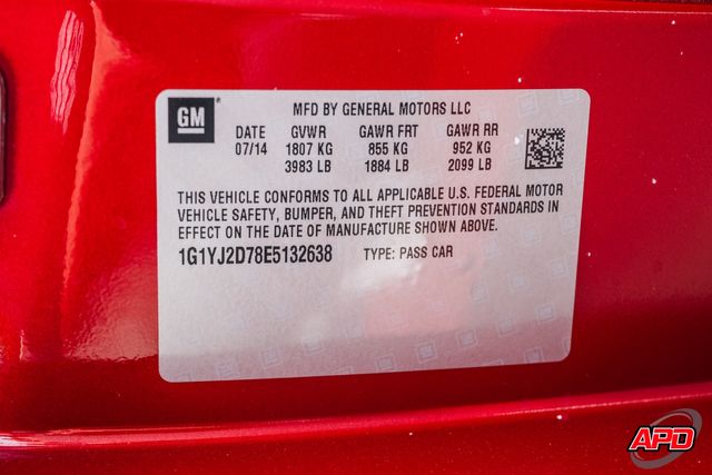 2014 Chevrolet Corvette Stingray Z51