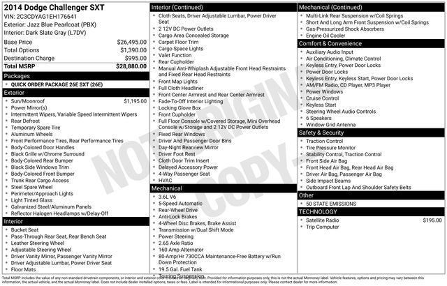 2014 Dodge Challenger SXT