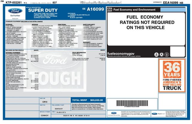 2014 Ford F-450 Super Duty Platinum FX4 Norstar ST Bed HD BUMPER 1 Owner TX | Dallas, TX | East Dallas Diesel