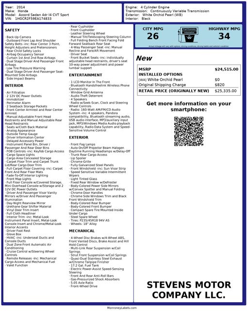 2014 Honda Accord Sport OneOwner Extra-Clean | Dallas, TX | Stevens Motor Company LLC