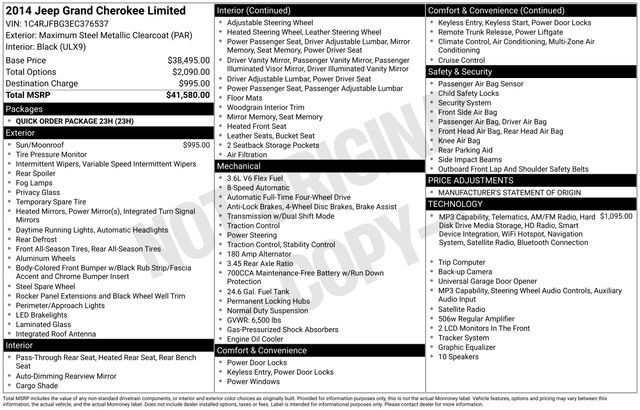 2014 Jeep Grand Cherokee Limited