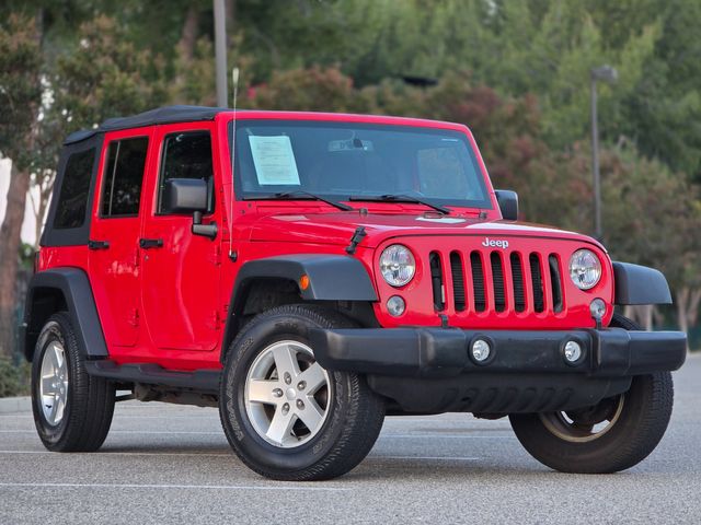 2014 Jeep Wrangler Unlimited Sport 4x4  Automatic  Clean Title | Reseda, CA | Angeles Auto Alliance