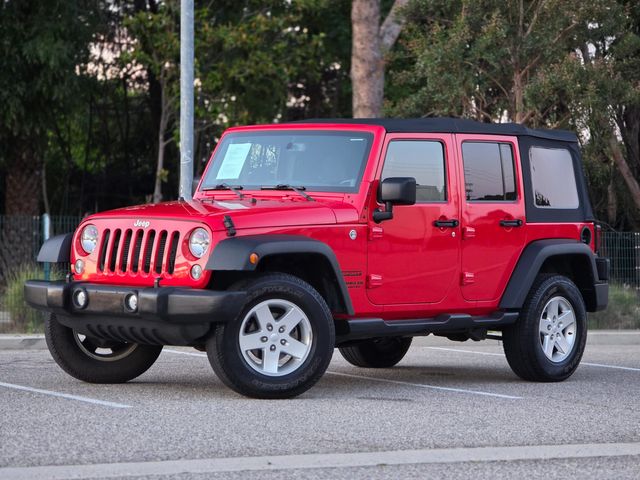 2014 Jeep Wrangler Unlimited Sport 4x4  Automatic  Clean Title | Reseda, CA | Angeles Auto Alliance
