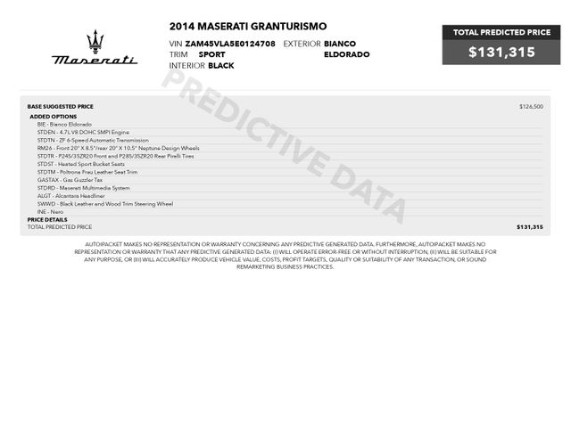 2014 Maserati GranTurismo Sport | Dallas, TX | East Dallas Diesel
