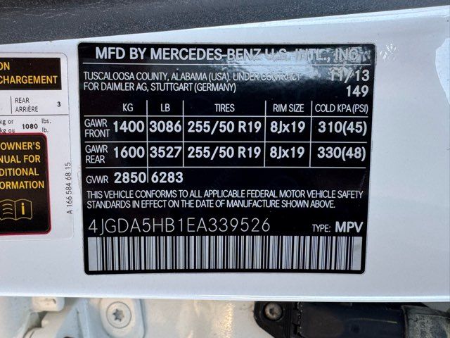 2014 Mercedes-Benz M-Class ML 350 4MATIC