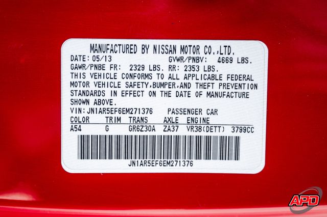 2014 Nissan GT-R Premium 2014 Nissan GT-R Premium